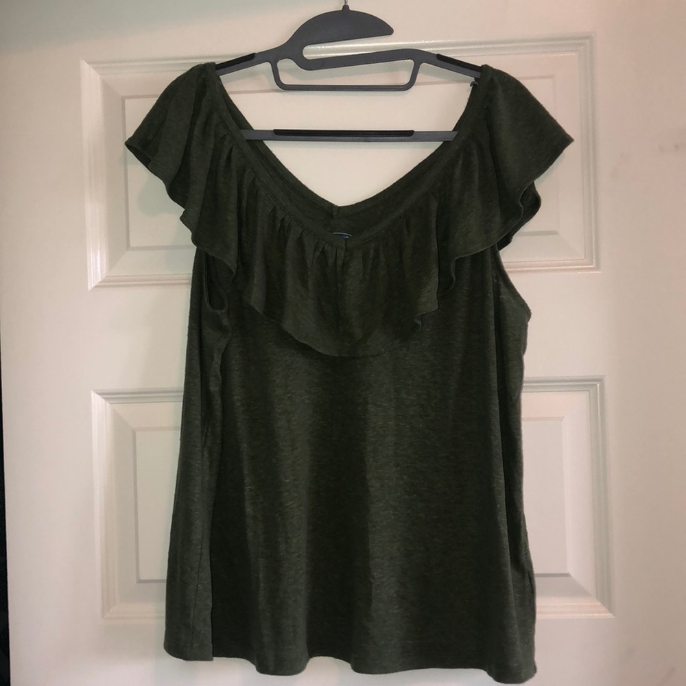 Green tank top